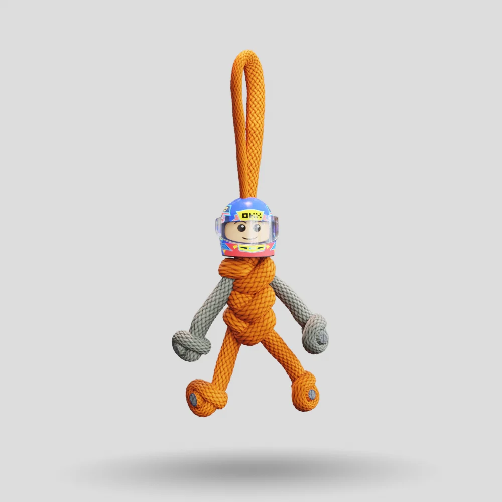 Limited Edition Oscar Piastri Racing Paracord Buddy Keychain - Image 4