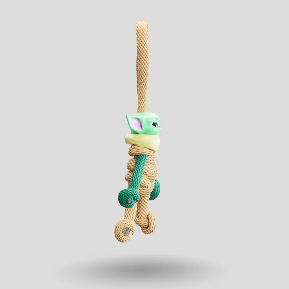 Baby Yoda Paracord Buddy Keychain - Image 11