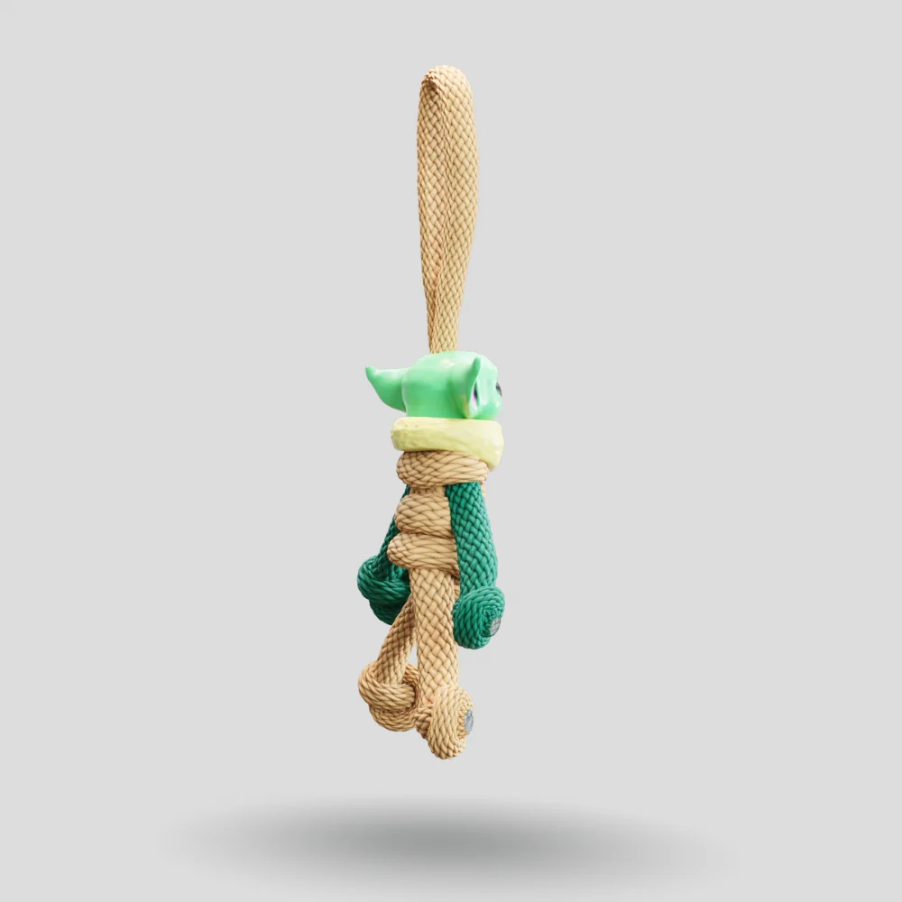 Baby Yoda Paracord Buddy Keychain - Image 15