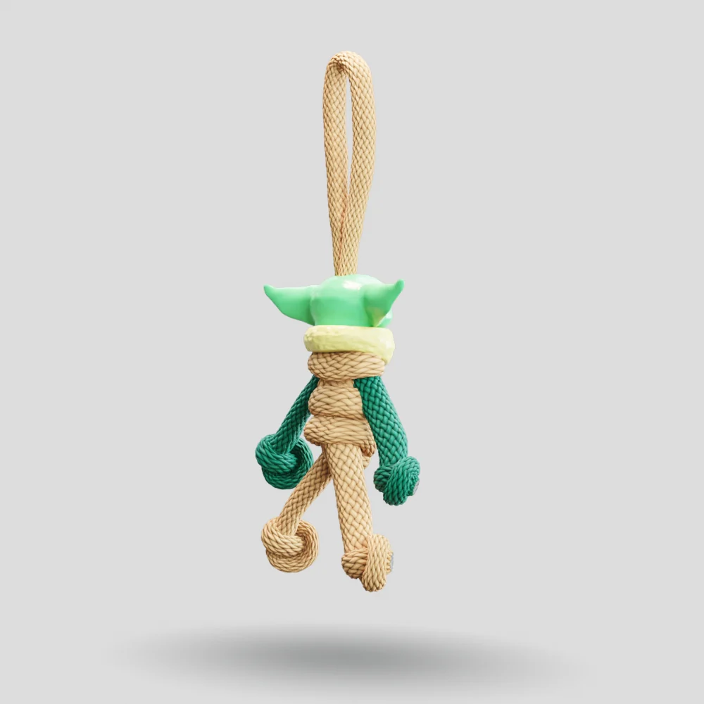 Baby Yoda Paracord Buddy Keychain - Image 17
