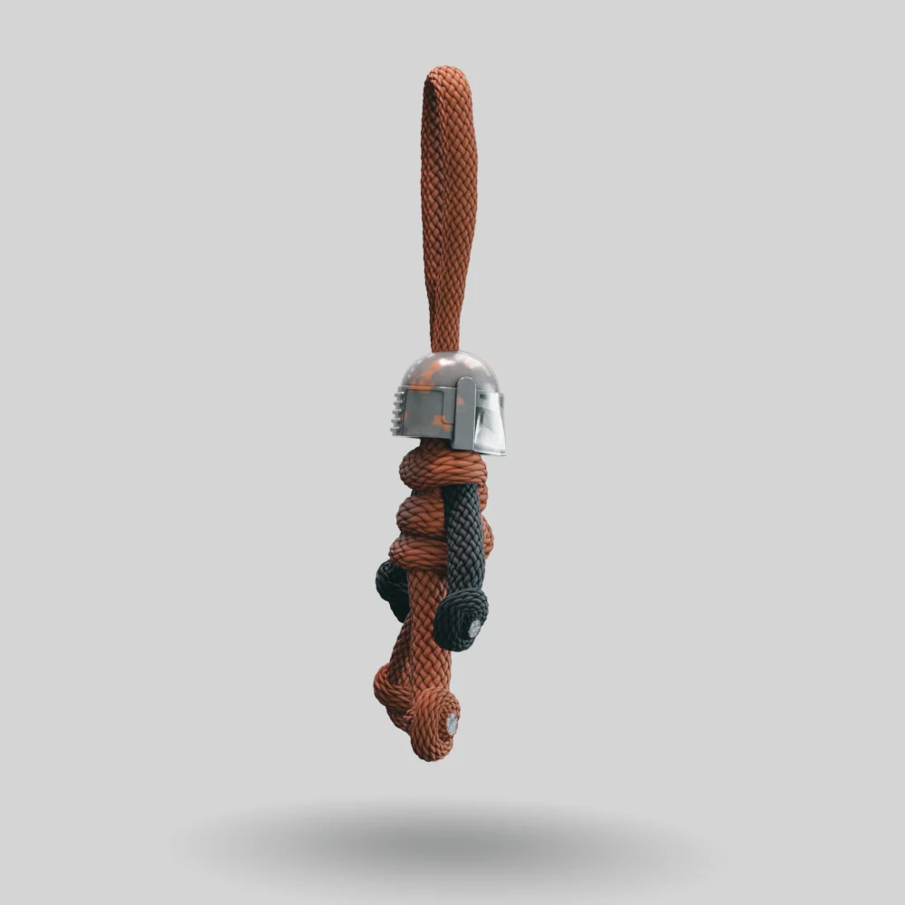 Mandalorian Paracord Buddy Keychain - Image 14