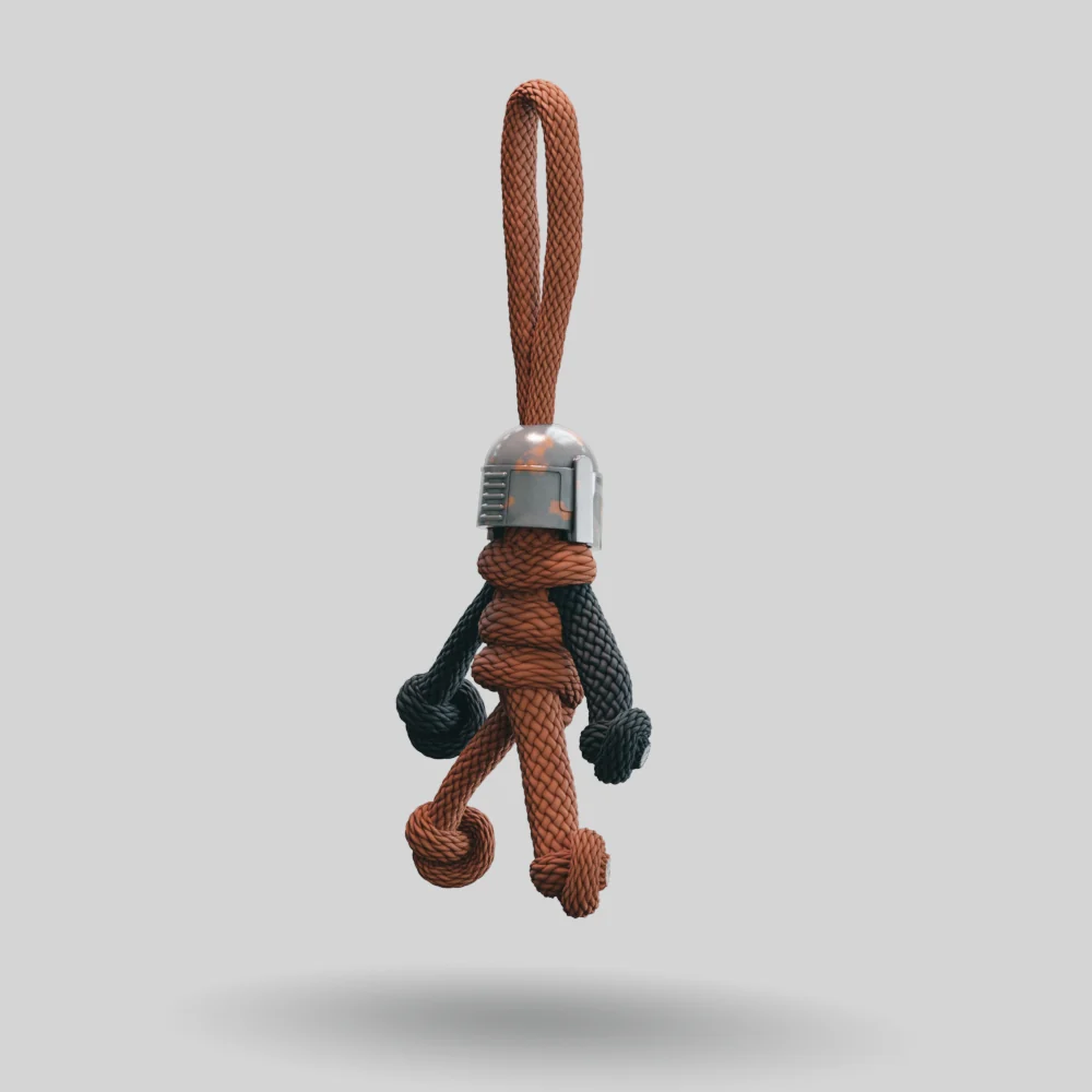 Mandalorian Paracord Buddy Keychain - Image 17