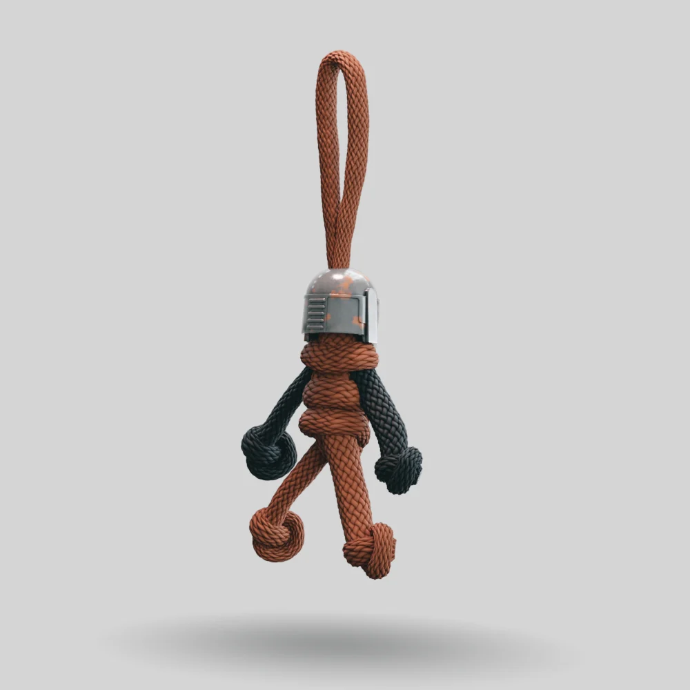 Mandalorian Paracord Buddy Keychain - Image 18
