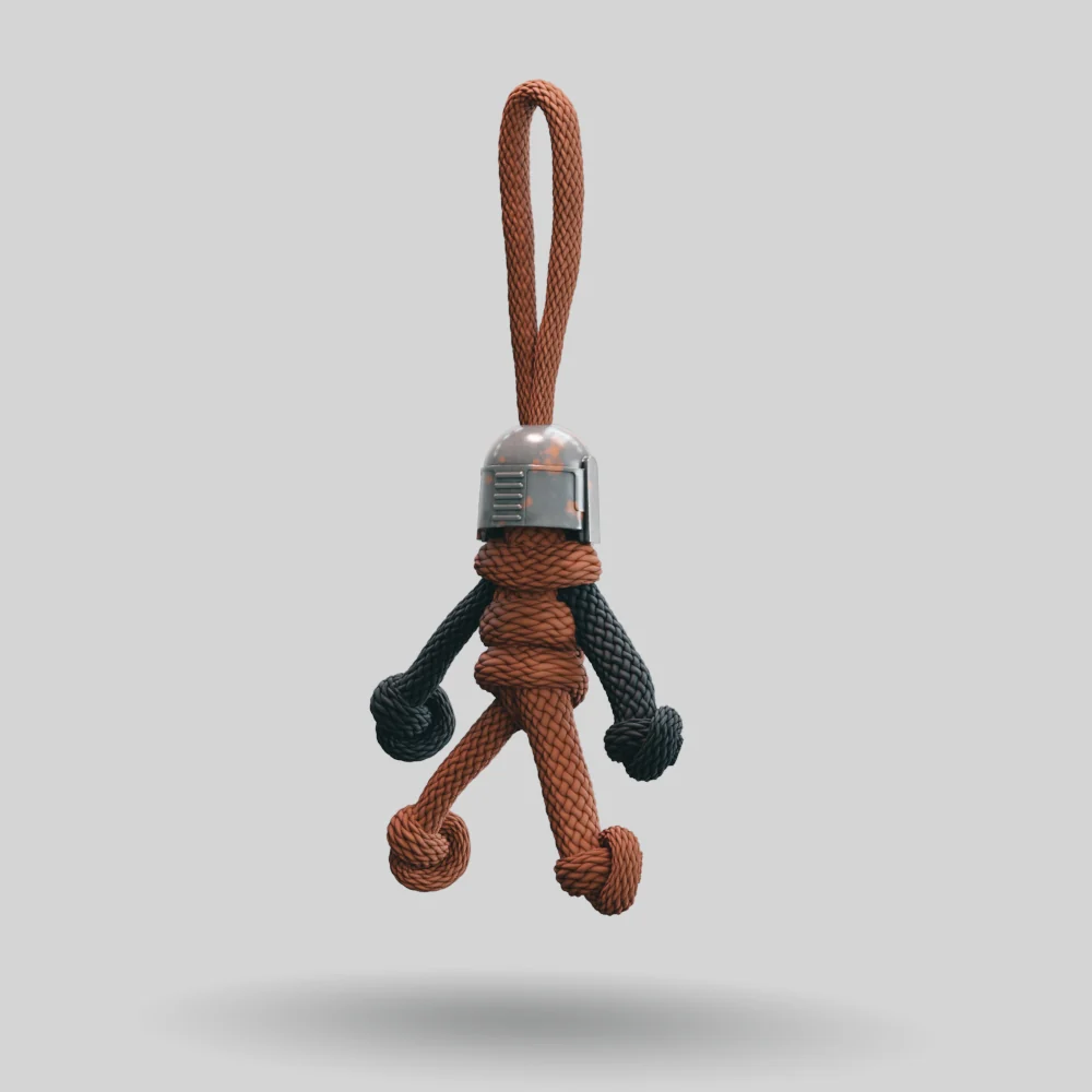 Mandalorian Paracord Buddy Keychain - Image 19