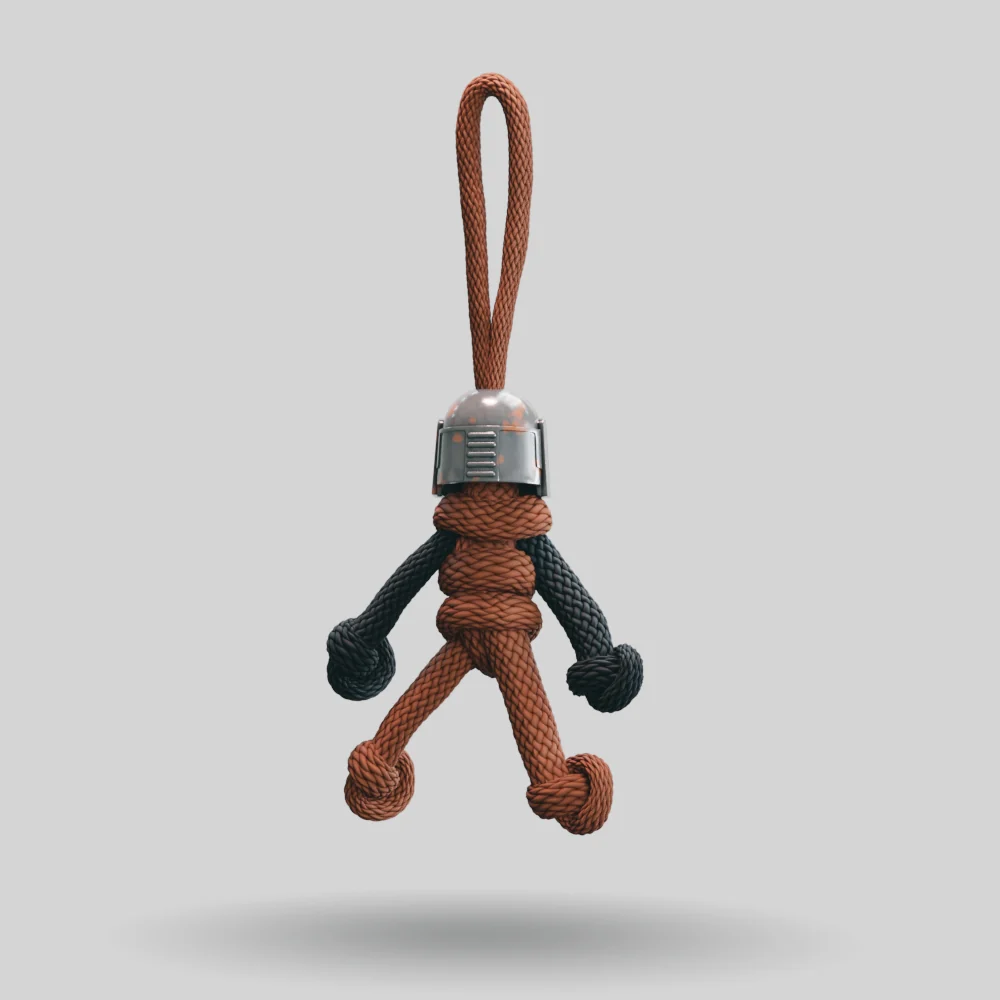 Mandalorian Paracord Buddy Keychain - Image 21