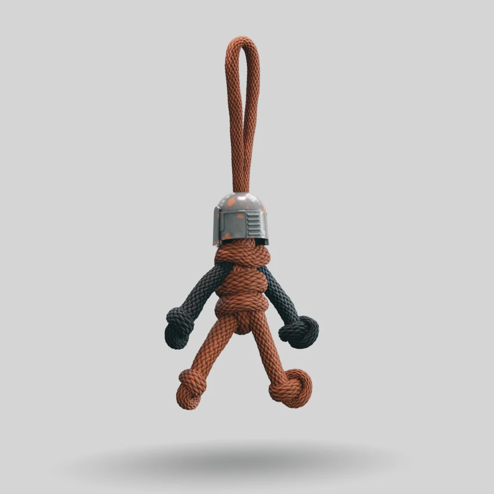 Mandalorian Paracord Buddy Keychain - Image 25