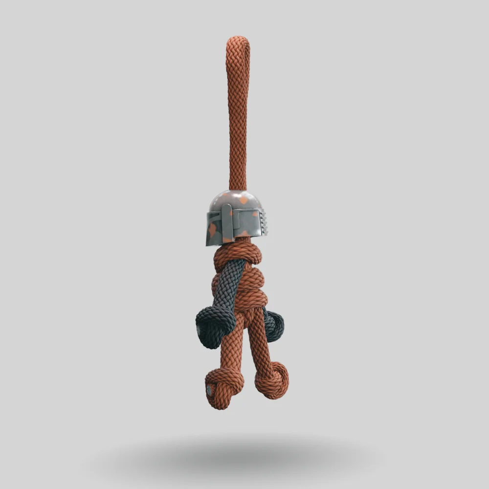 Mandalorian Paracord Buddy Keychain - Image 30
