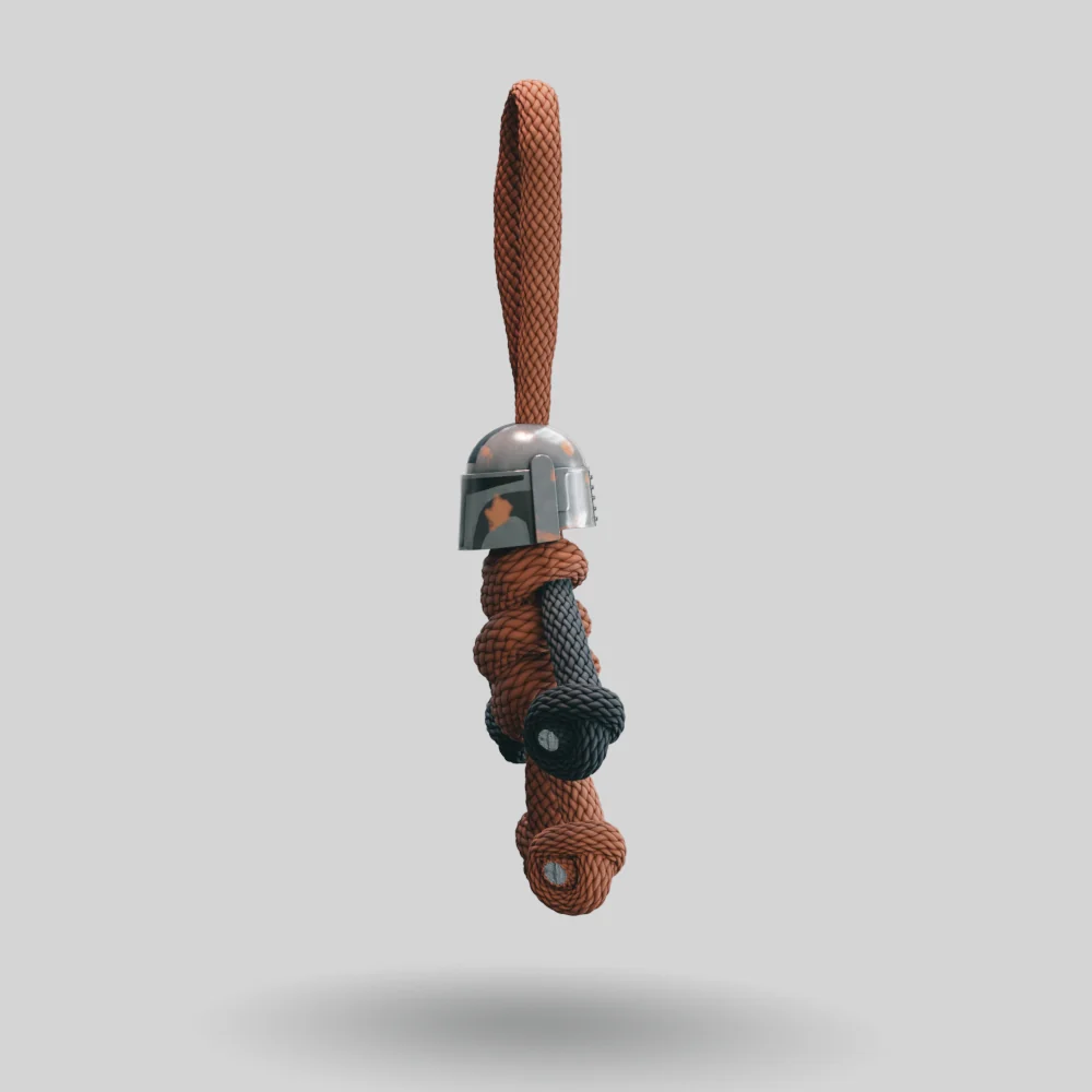Mandalorian Paracord Buddy Keychain - Image 34