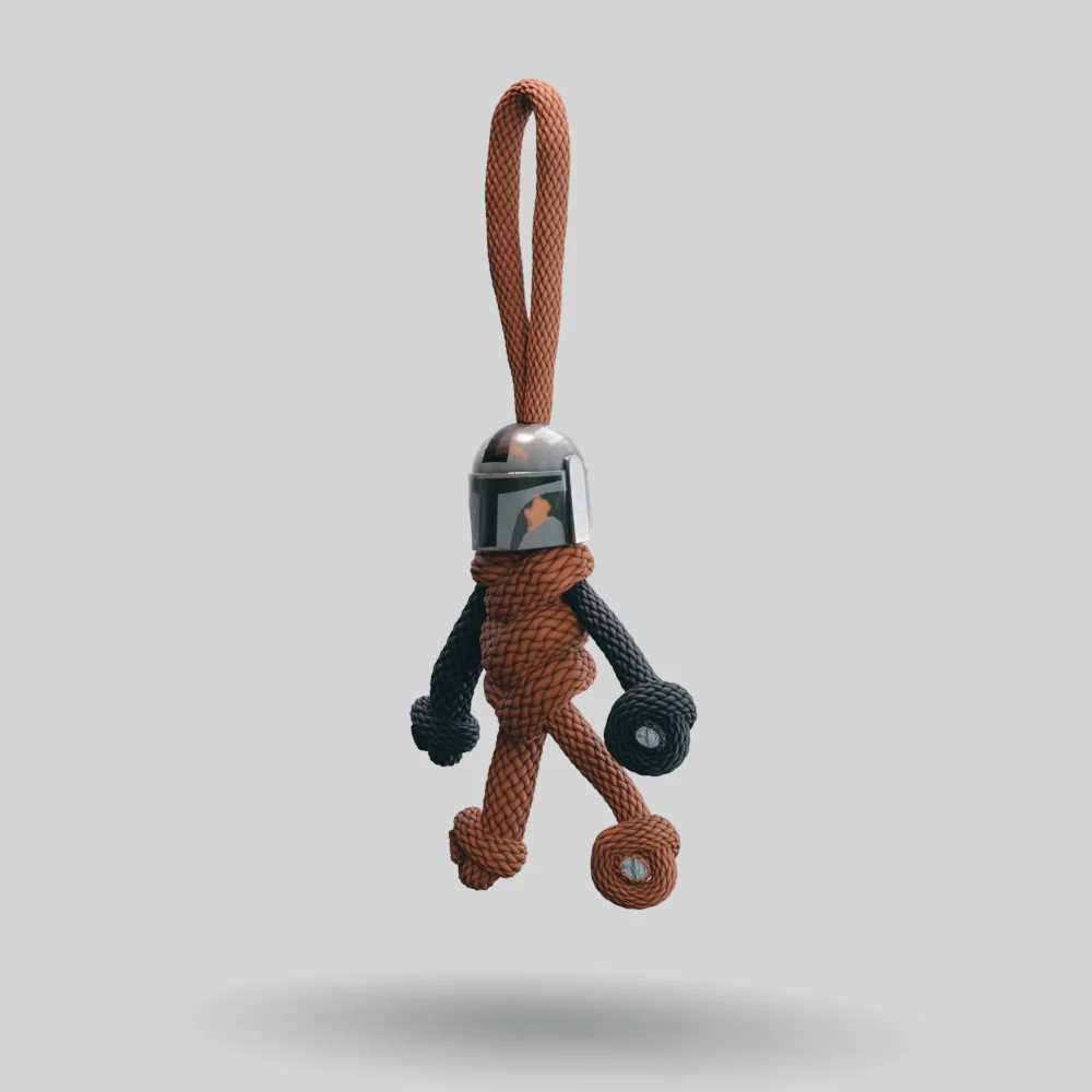 Mandalorian Paracord Buddy Keychain - Image 38