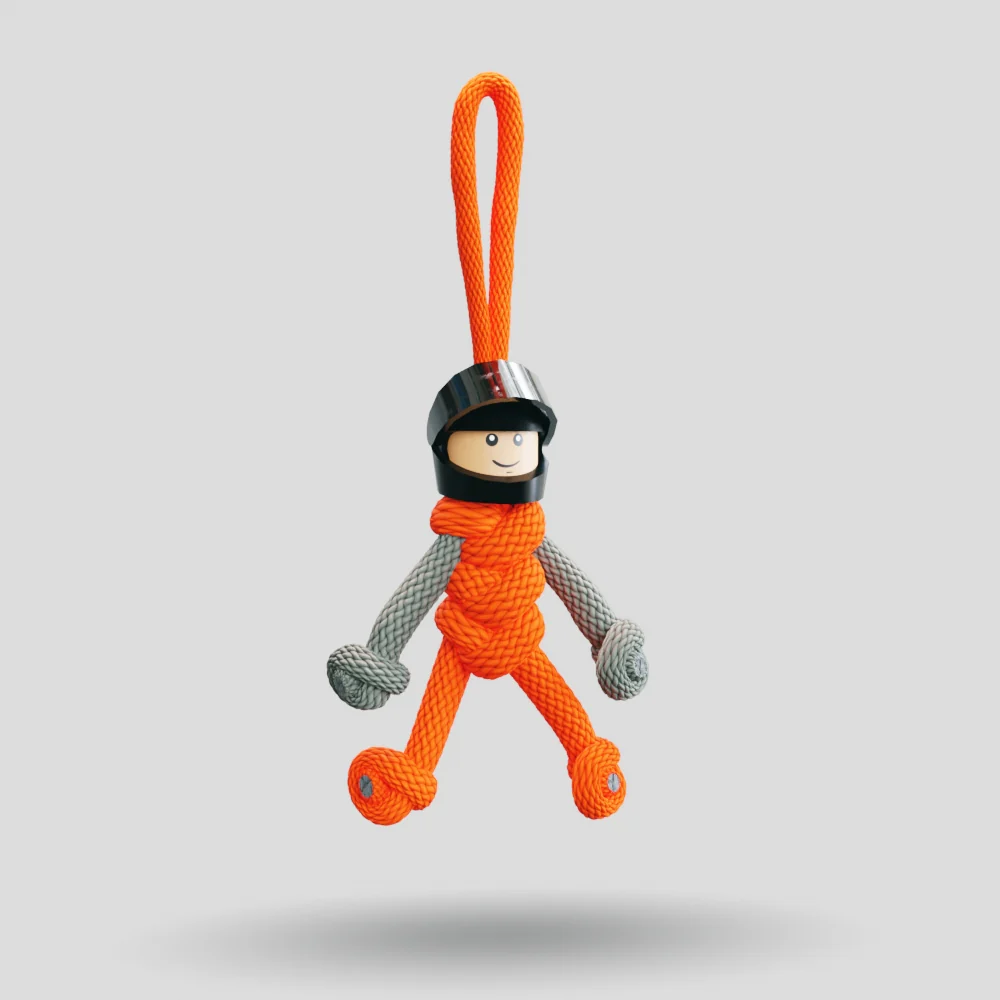 MCL Team F1 Motorsport Paracord Buddy Keychain - Image 4
