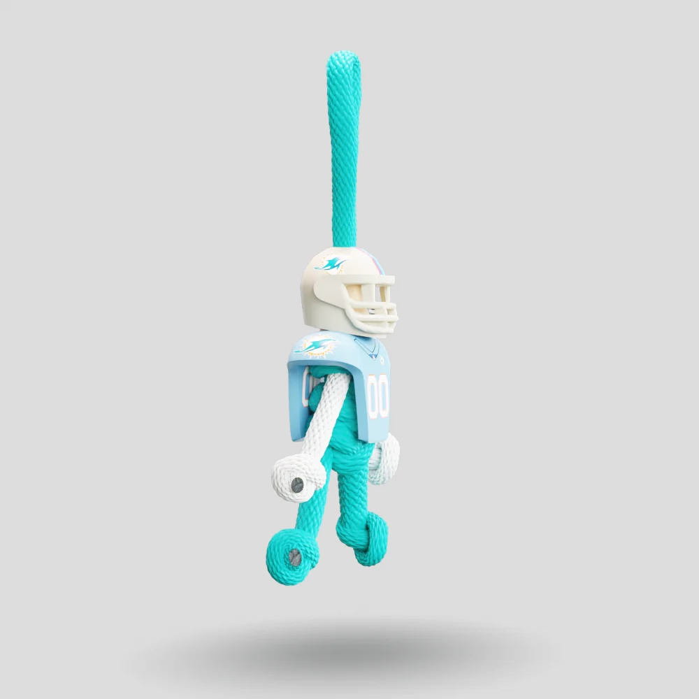 Miami Dolphins Paracord Buddy Keychain - Image 13