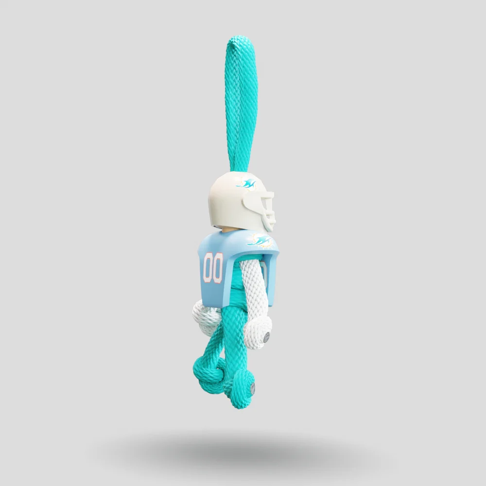Miami Dolphins Paracord Buddy Keychain - Image 18