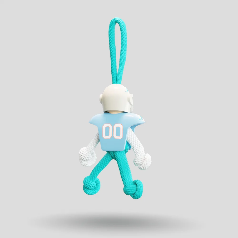 Miami Dolphins Paracord Buddy Keychain - Image 23