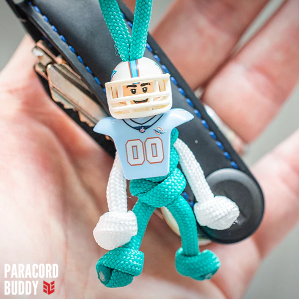 Miami Dolphins Paracord Buddy Keychain - Image 3