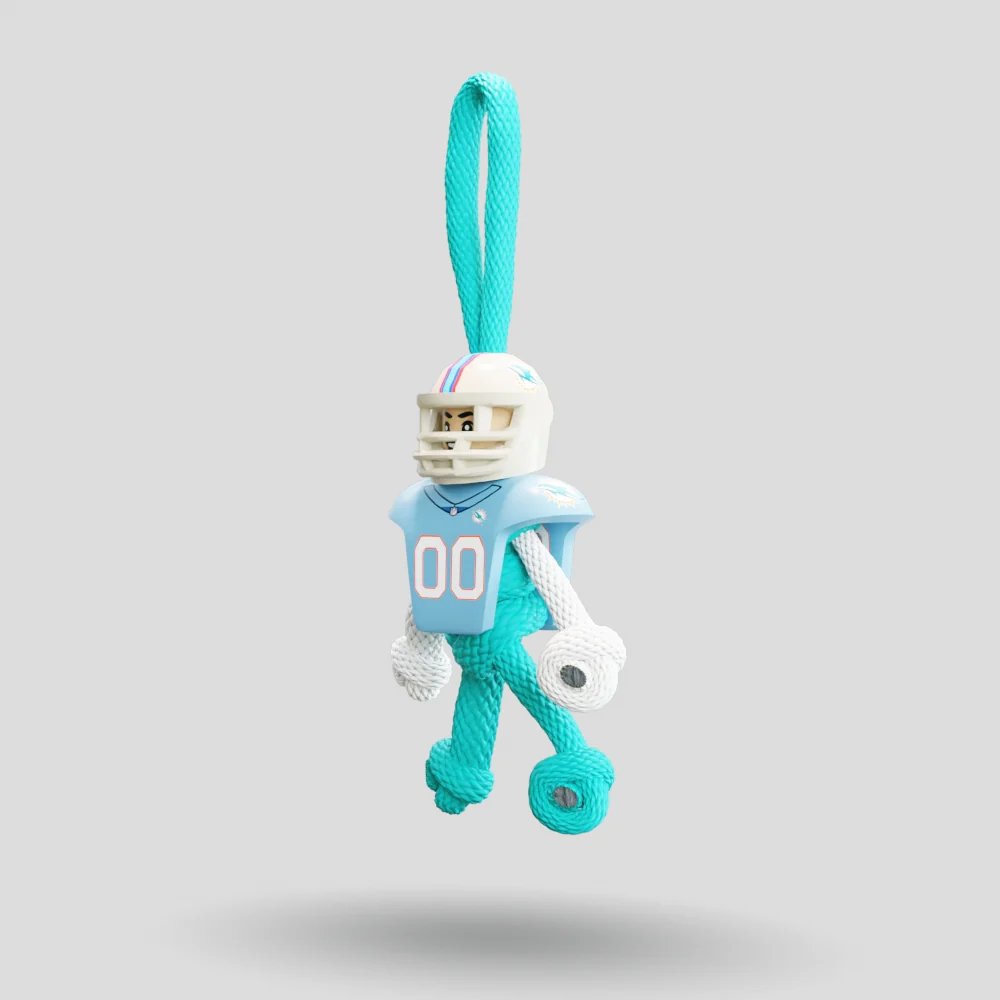 Miami Dolphins Paracord Buddy Keychain - Image 40
