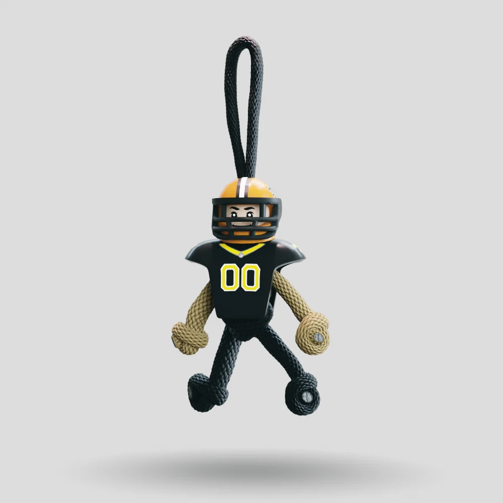 New Orleans Saints Paracord Buddy Keychain - Image 41