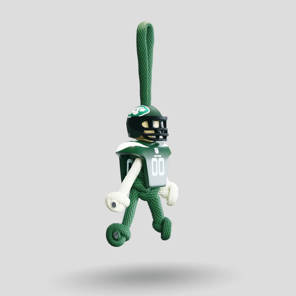 New York Jets Paracord Buddy Keychain - Image 7