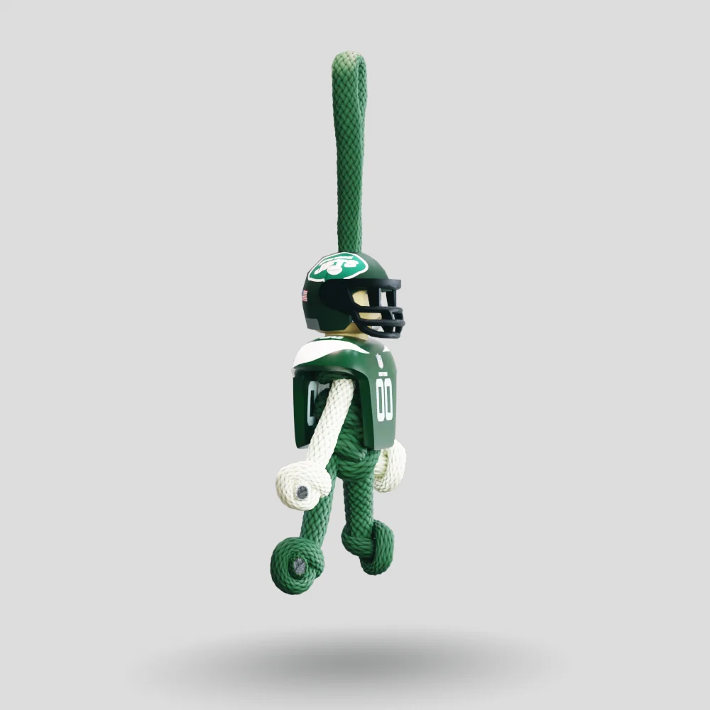 New York Jets Paracord Buddy Keychain - Image 9