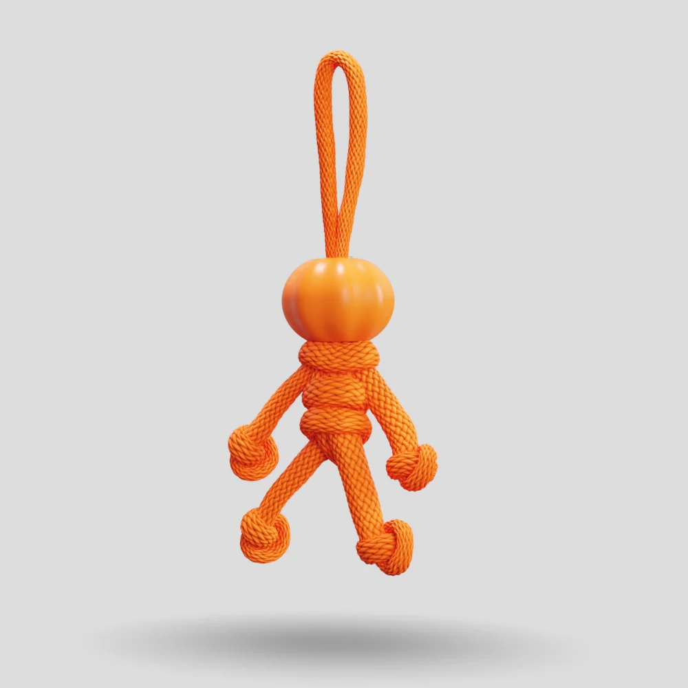 Pumpkin Paracord Buddy Keychain - Image 19
