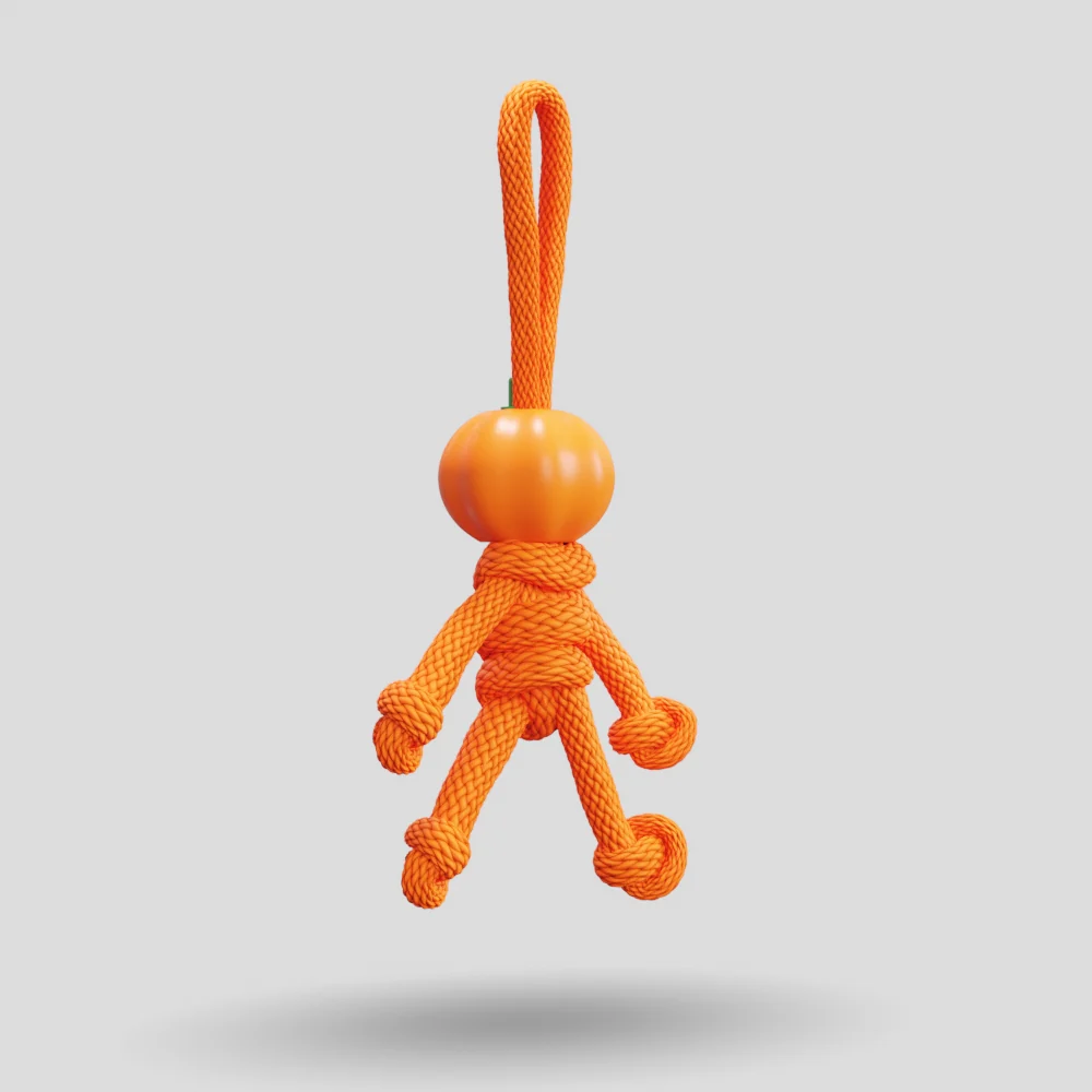 Pumpkin Paracord Buddy Keychain - Image 25