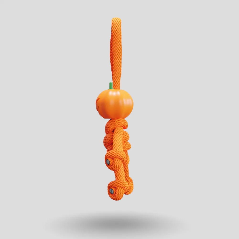 Pumpkin Paracord Buddy Keychain - Image 31