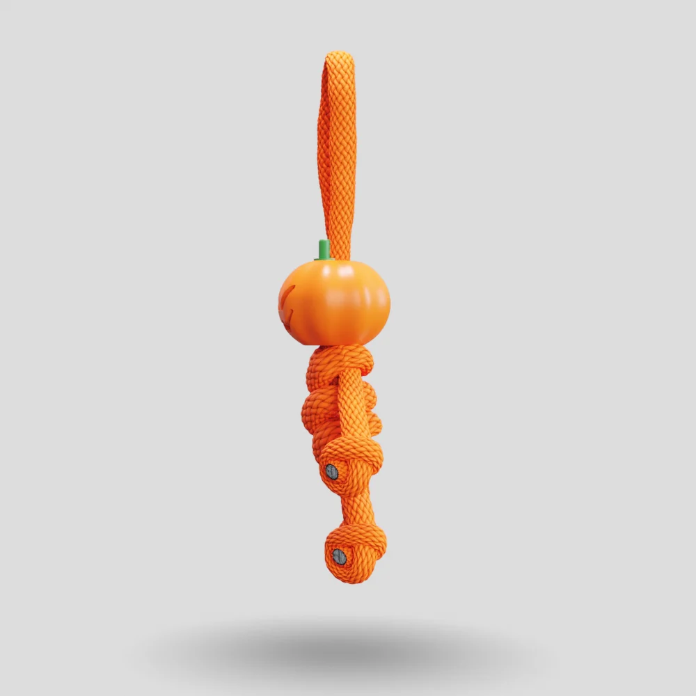 Pumpkin Paracord Buddy Keychain - Image 32