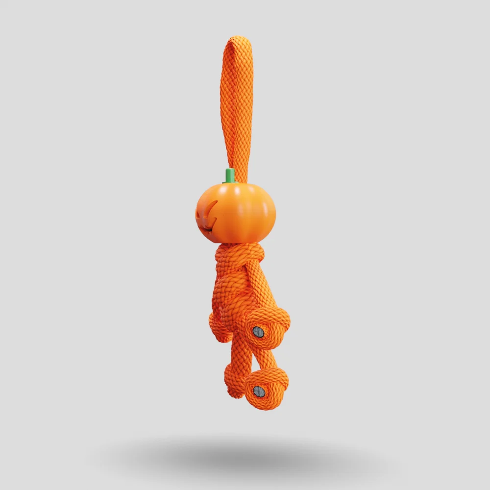 Pumpkin Paracord Buddy Keychain - Image 34