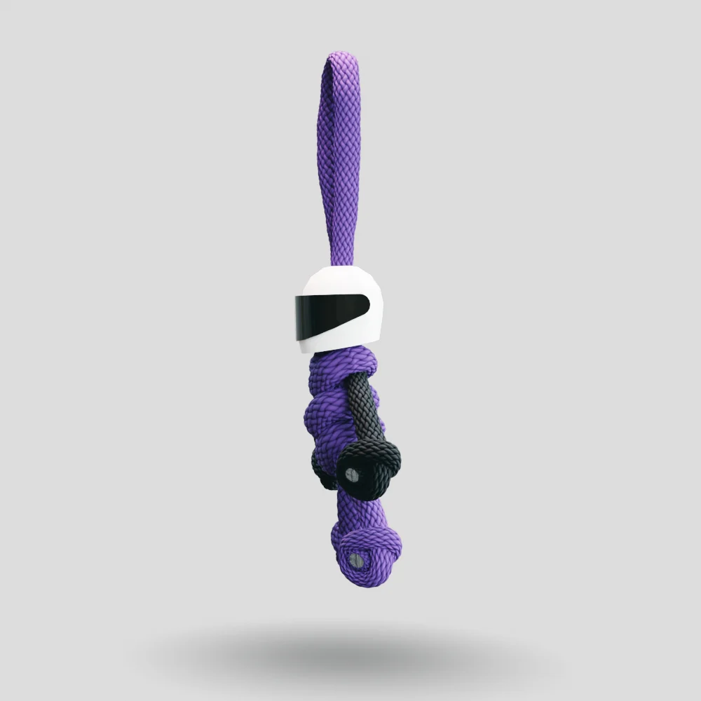 Purple Biker Buddy Paracord Keychain - Image 35