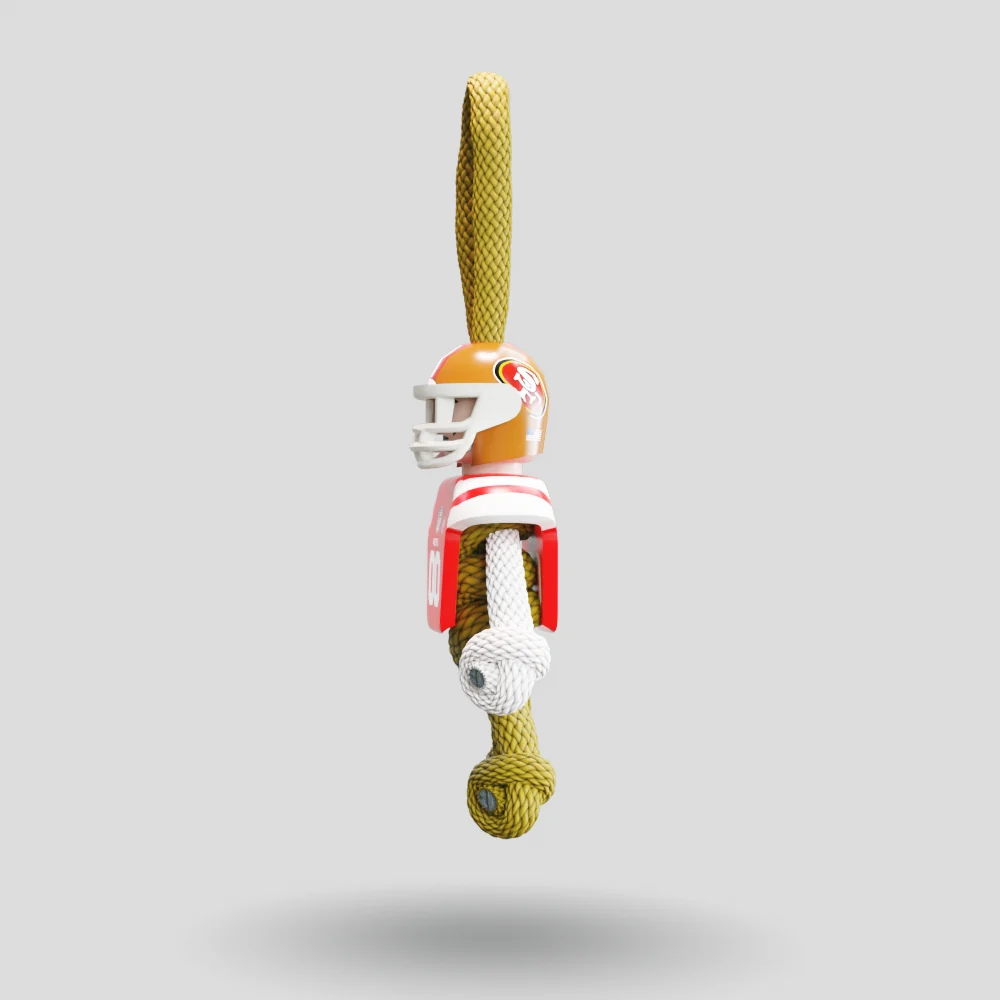 San Francisco 49ers Paracord Buddy Keychain - Image 37