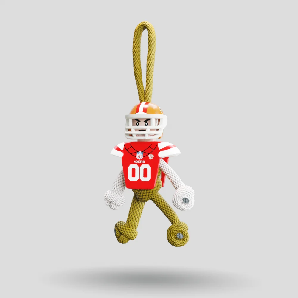 San Francisco 49ers Paracord Buddy Keychain - Image 44