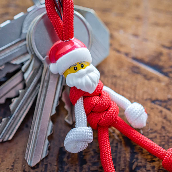 Santa Claus Paracord Buddy Keychain - Image 3