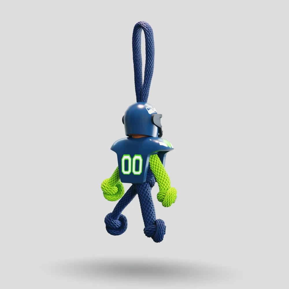 Seattle Seahawks Paracord Buddy Keychain - Image 19