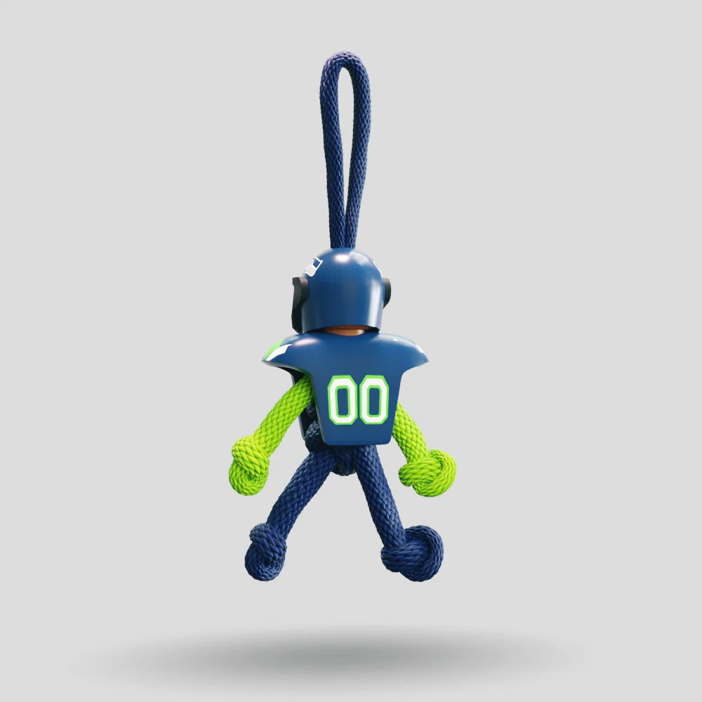 Seattle Seahawks Paracord Buddy Keychain - Image 25