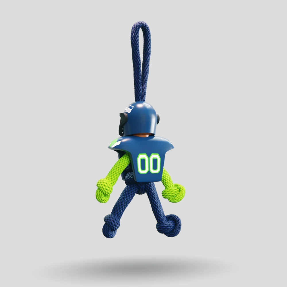 Seattle Seahawks Paracord Buddy Keychain - Image 26
