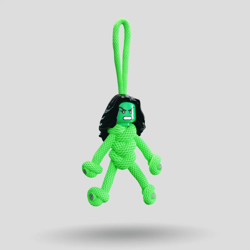 She Hulk Paracord Buddy Keychain - Image 5