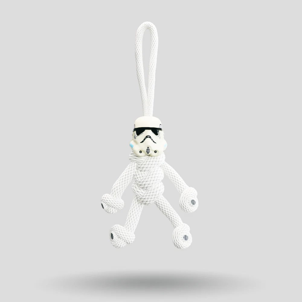 Stormtrooper Paracord Buddy Keychain - Image 3