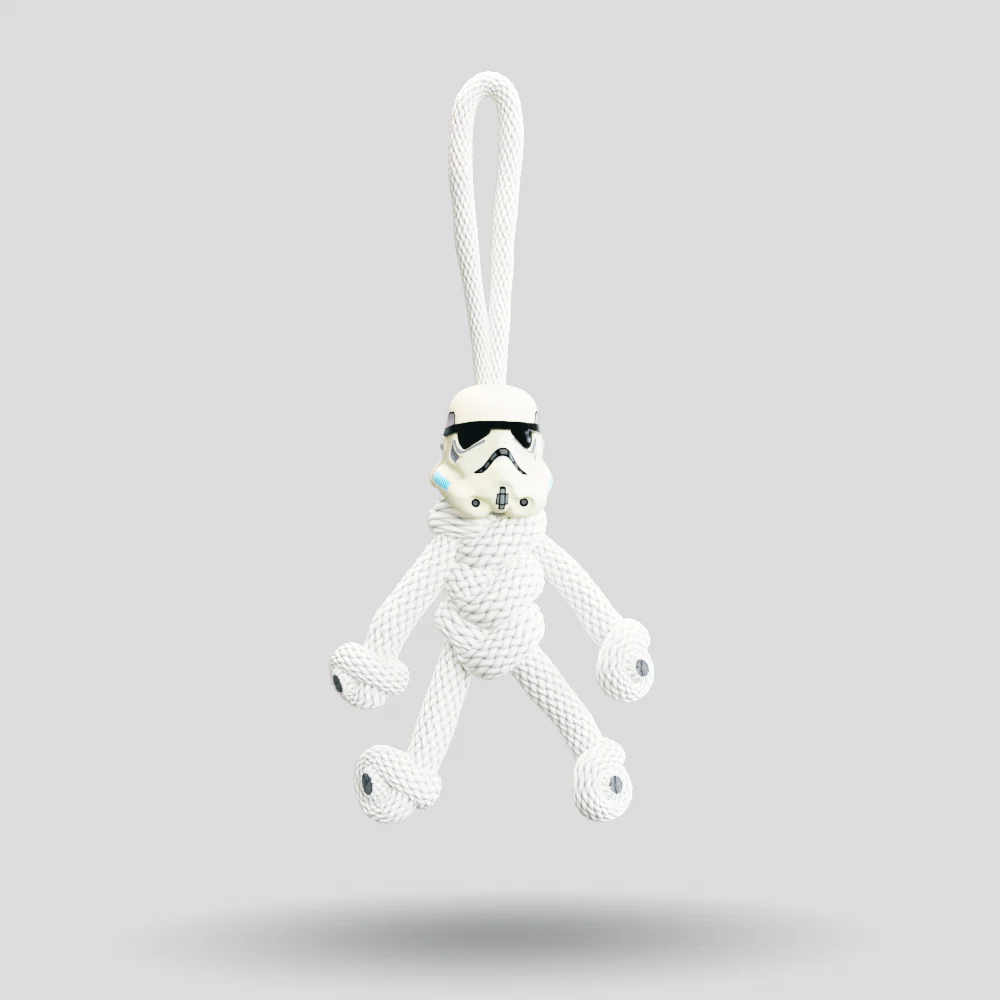 Stormtrooper Paracord Buddy Keychain - Image 4