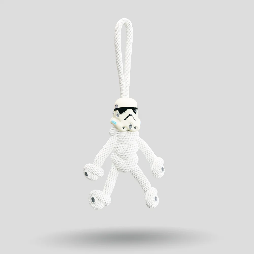 Stormtrooper Paracord Buddy Keychain - Image 5