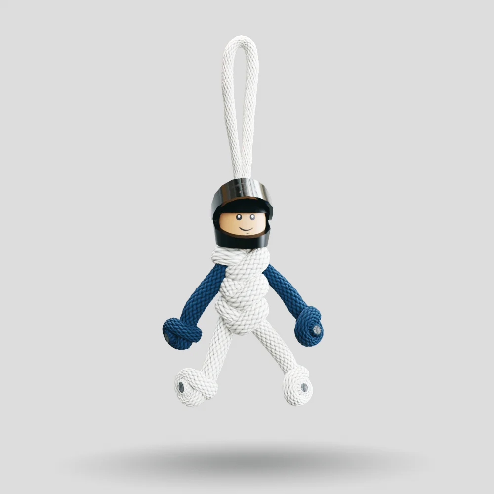 AT Team F1 Motorsport Paracord Buddy Keychain - Image 3