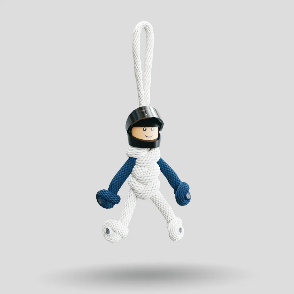 AT Team F1 Motorsport Paracord Buddy Keychain - Image 4