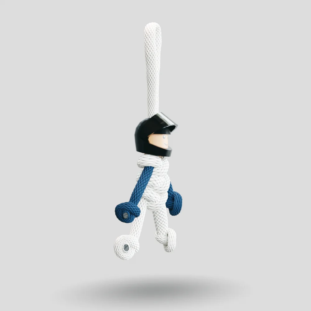 AT Team F1 Motorsport Paracord Buddy Keychain - Image 9