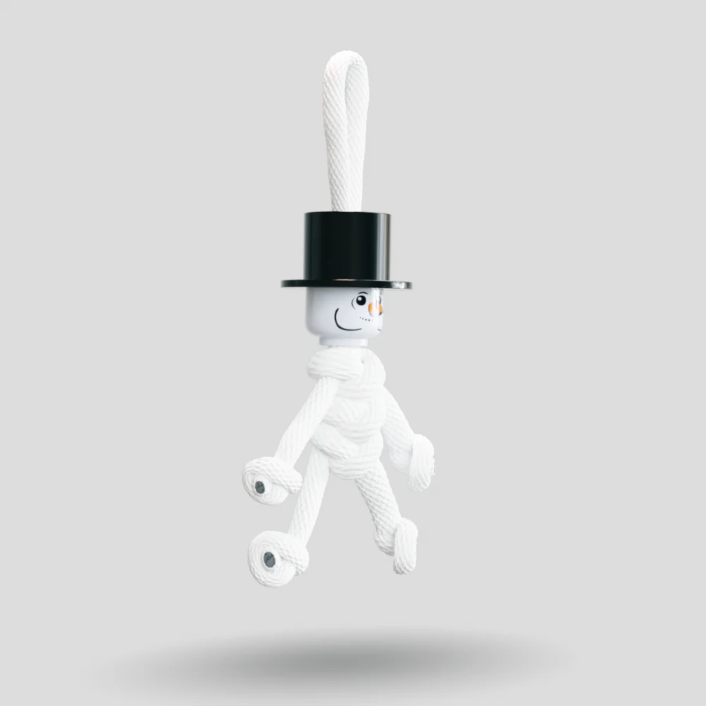The Snowman Paracord Buddy Keychain - Image 9