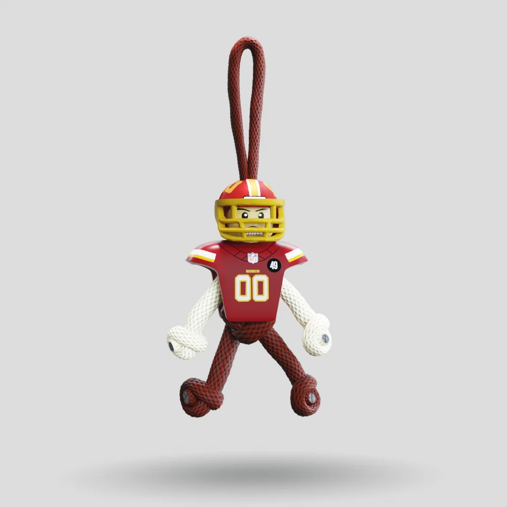 Washington Commanders Paracord Buddy Keychain - Image 2