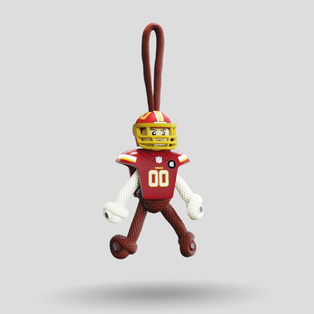 Washington Commanders Paracord Buddy Keychain - Image 3
