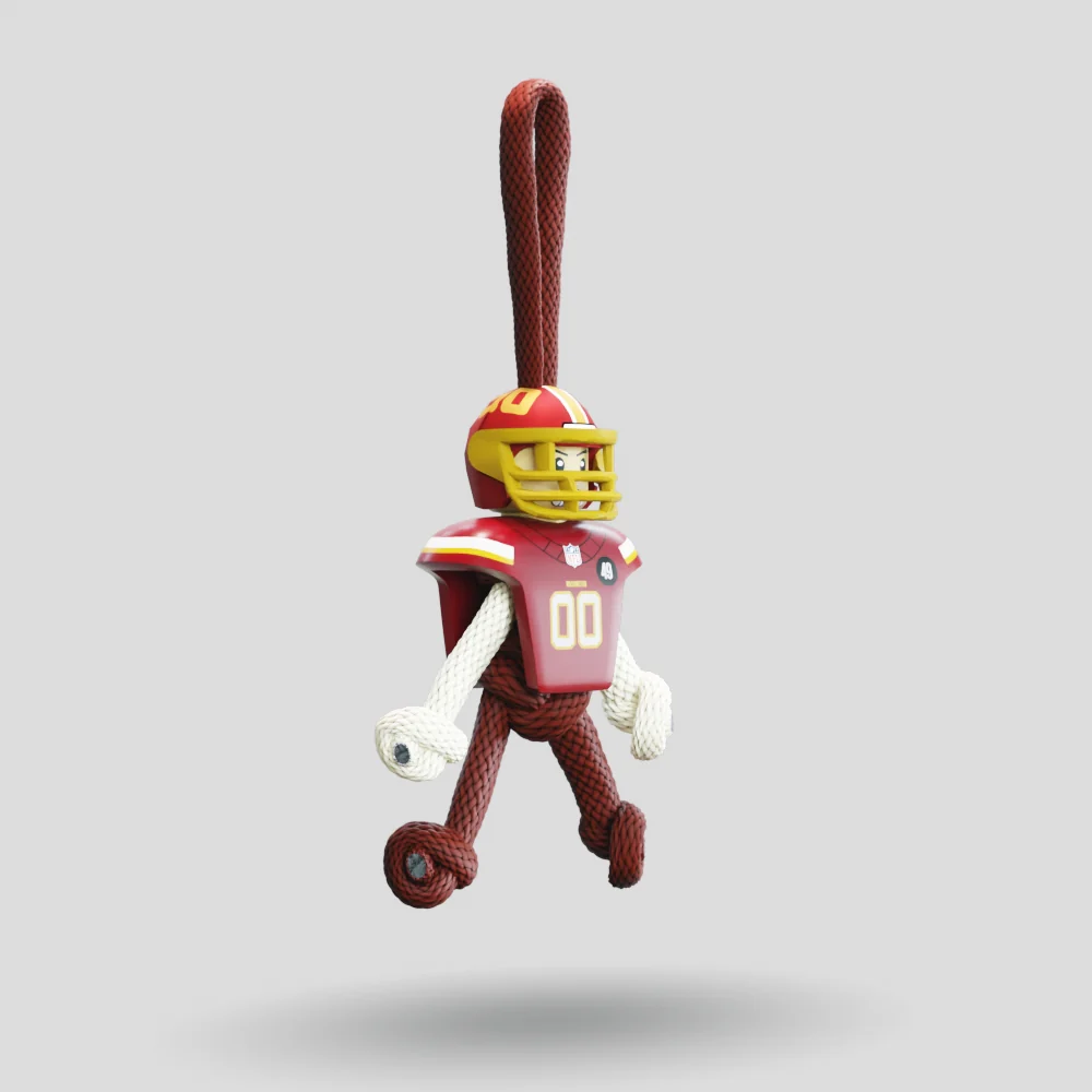 Washington Commanders Paracord Buddy Keychain - Image 6