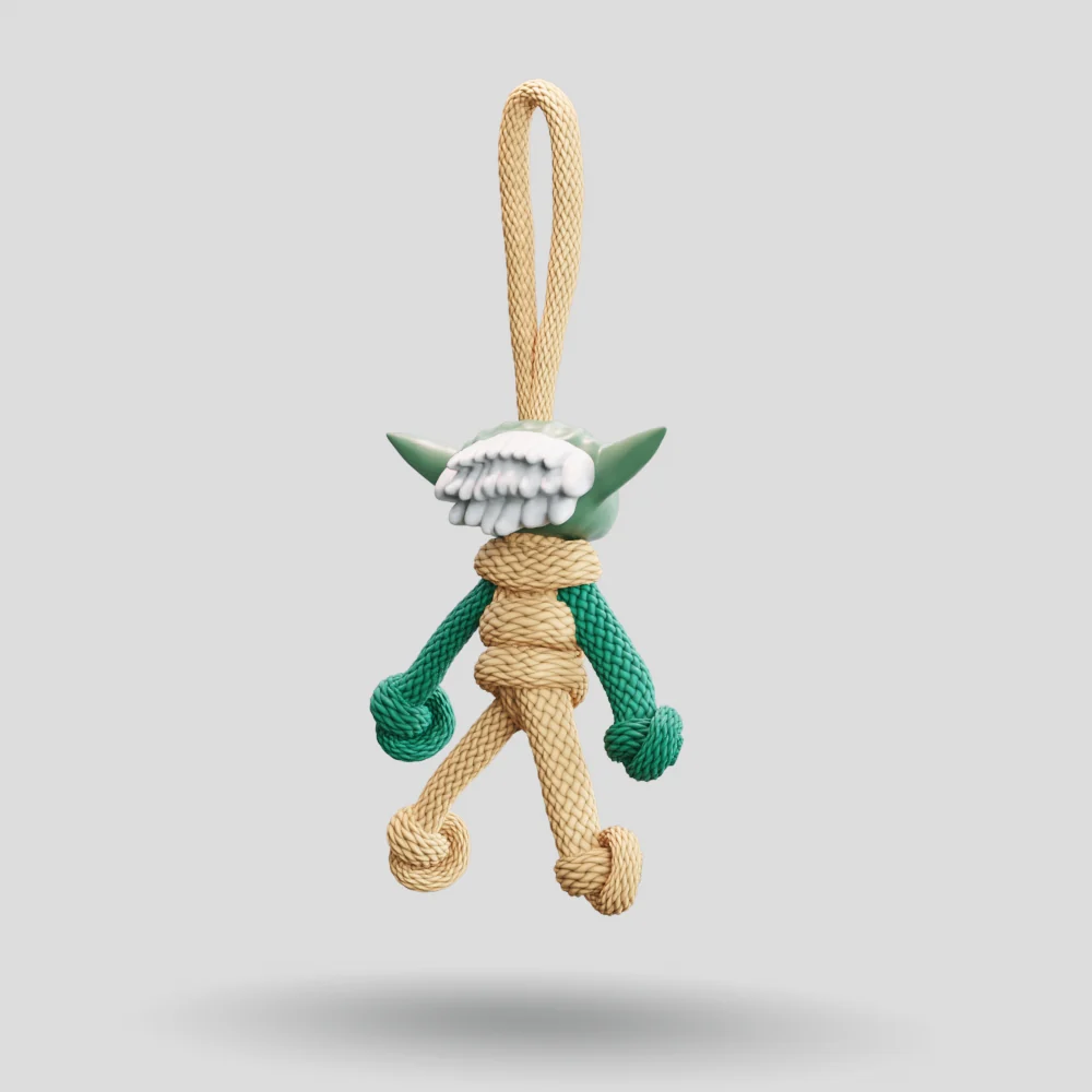 Yoda Paracord Buddy Keychain - Image 19