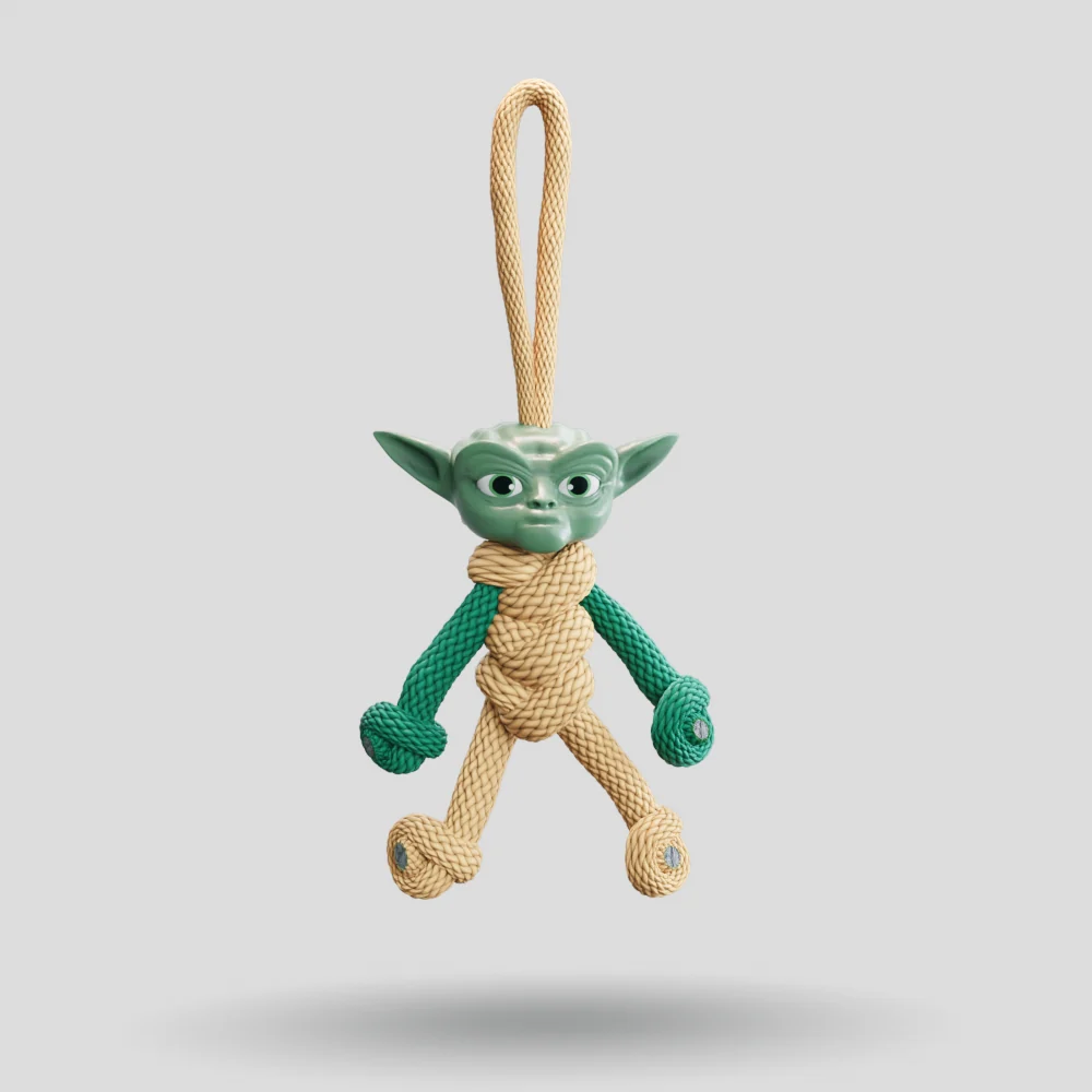 Yoda Paracord Buddy Keychain - Image 3